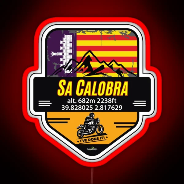 Sa Calobra Mallorca Motorcycle Led And Led Ive Done It RGB Neon Sign