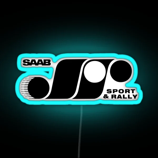 SAAB Rallyandsport RGB Neon Sign