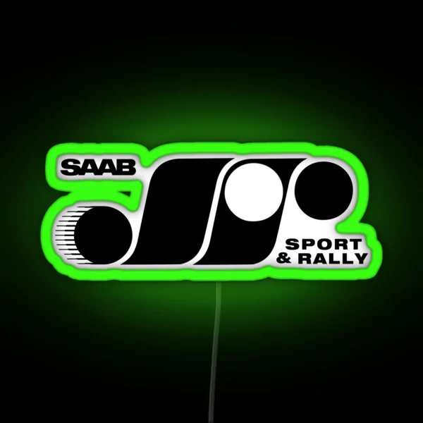 SAAB Rallyandsport RGB Neon Sign
