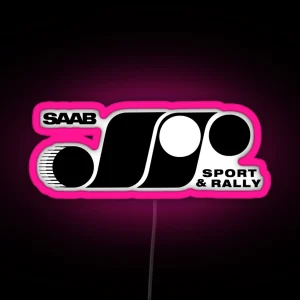 SAAB Rallyandsport RGB Neon Sign
