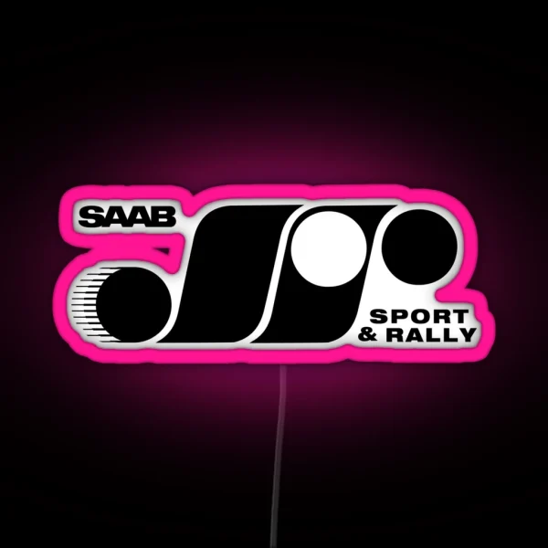 SAAB Rallyandsport RGB Neon Sign