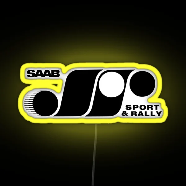 SAAB Rallyandsport RGB Neon Sign