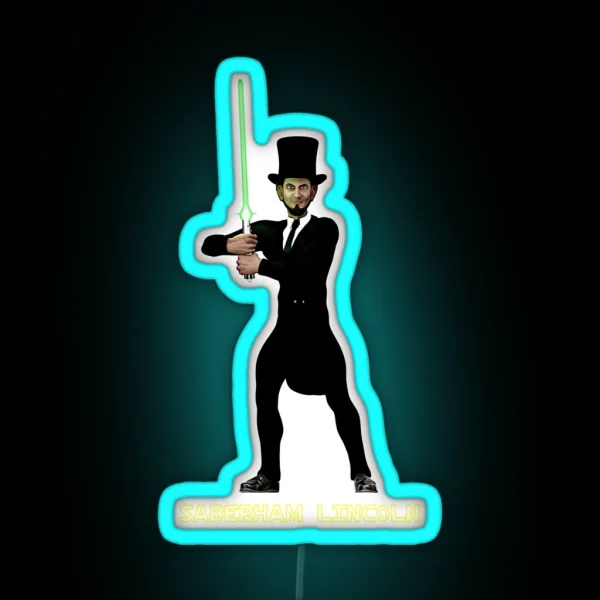Saberham Lincoln RGB Neon Sign