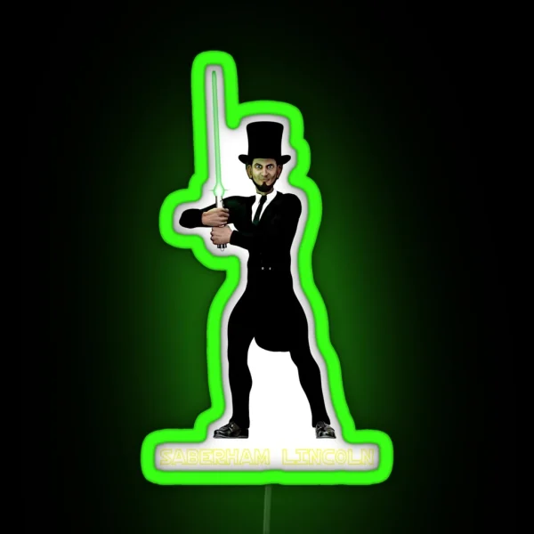 Saberham Lincoln RGB Neon Sign