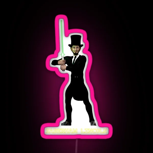 Saberham Lincoln RGB Neon Sign