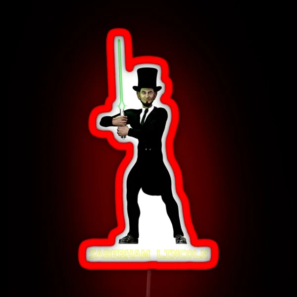 Saberham Lincoln RGB Neon Sign