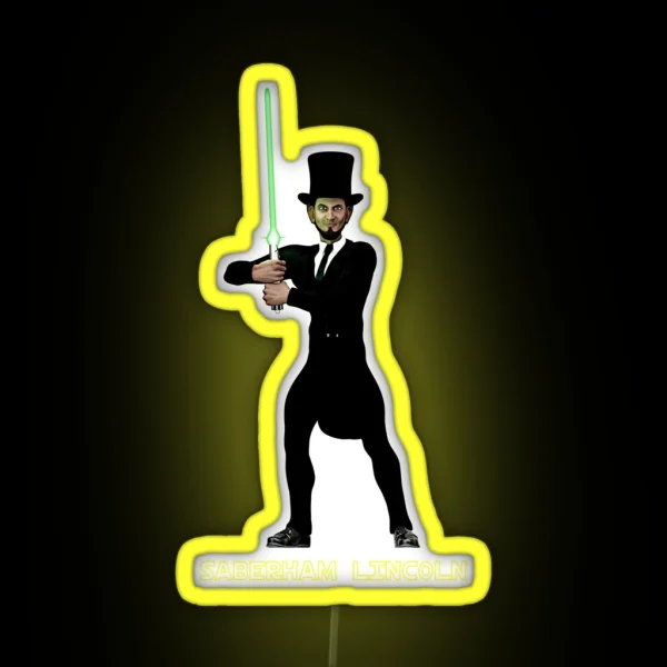 Saberham Lincoln RGB Neon Sign