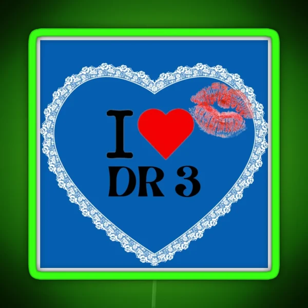 Sabrina X Daniel Ricciardo RGB Neon Sign