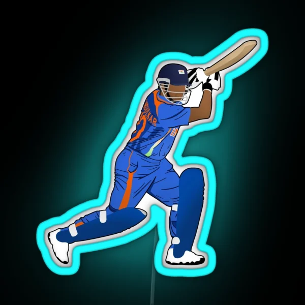 Sachin Tendulkar RGB Neon Sign