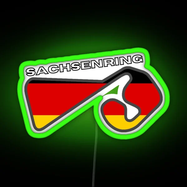 Sachsenring World Circuit GP RGB Neon Sign