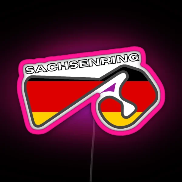 Sachsenring World Circuit GP RGB Neon Sign