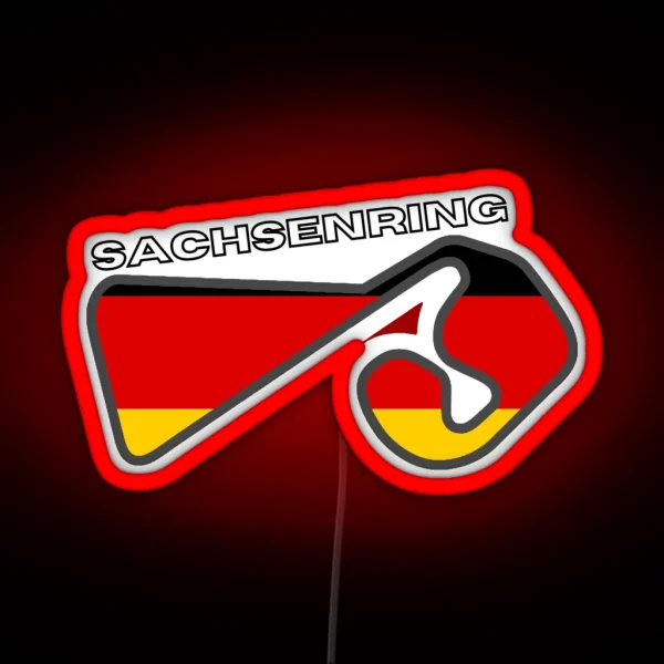 Sachsenring World Circuit GP RGB Neon Sign