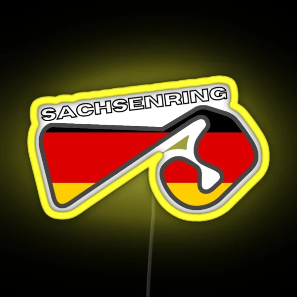 Sachsenring World Circuit GP RGB Neon Sign