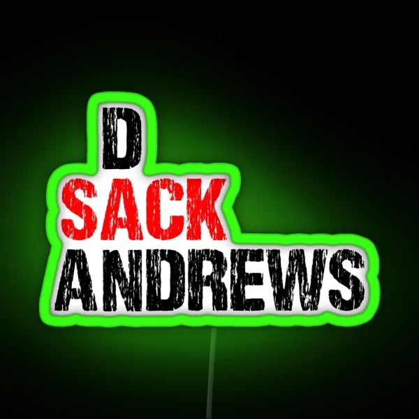 SACK DAN ANDREWS RGB Neon Sign