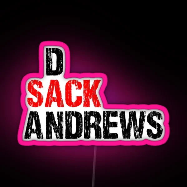 SACK DAN ANDREWS RGB Neon Sign