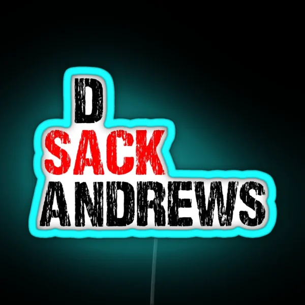 SACK DAN ANDREWS RGB Neon Sign