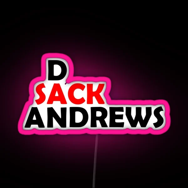 SACK DAN ANDREWS RGB Neon Sign