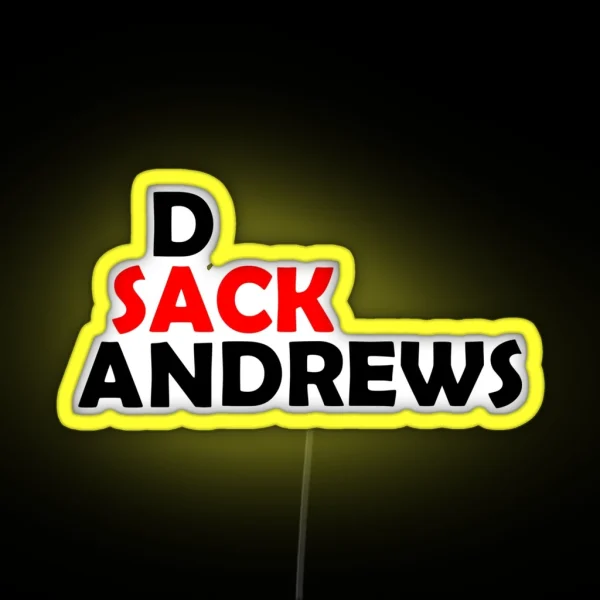 SACK DAN ANDREWS RGB Neon Sign