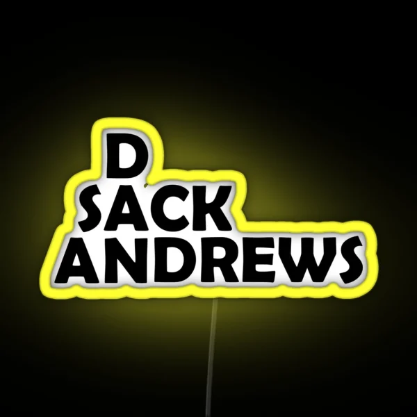 SACK DAN ANDREWS RGB Neon Sign