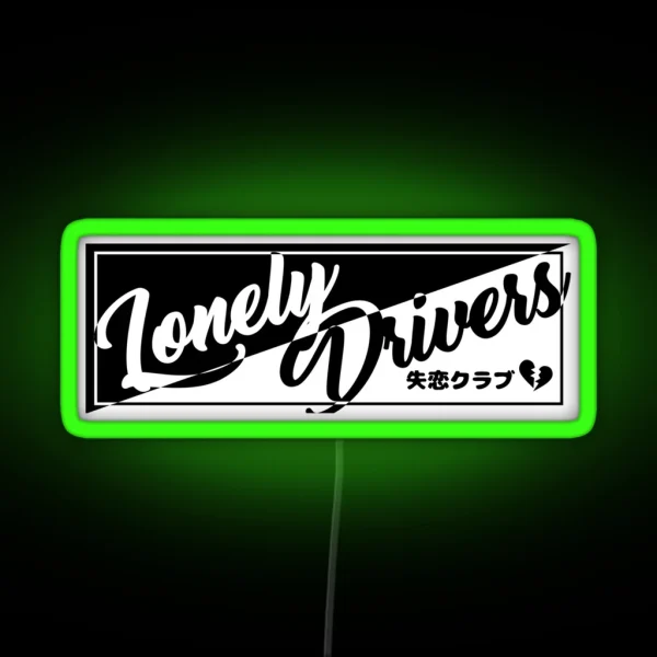 Sad Drivers Original RGB Neon Sign