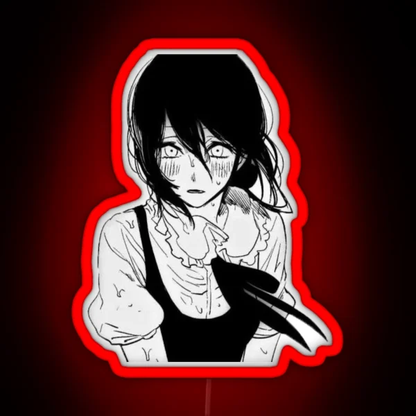 Sad Reze Manga RGB Neon Sign