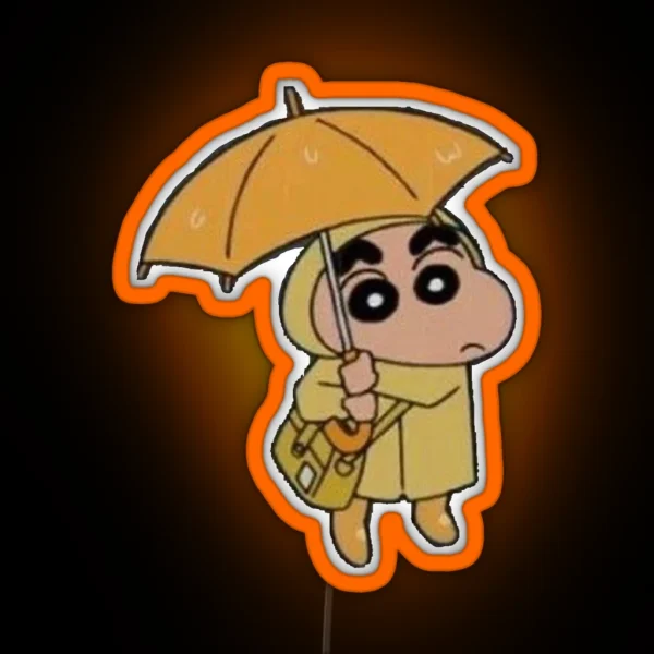Sad Shin Chan RGB Neon Sign