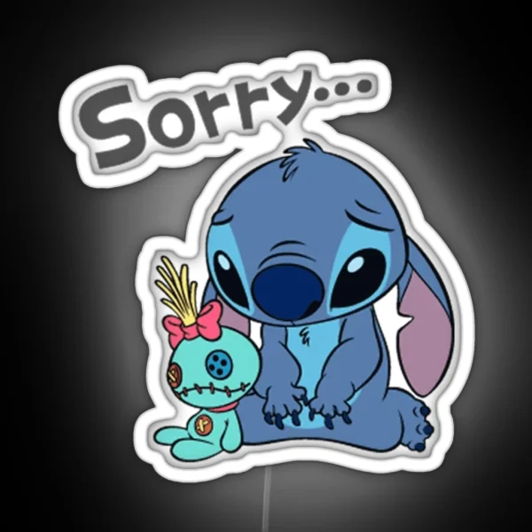 Sad Stitch RGB Neon Sign