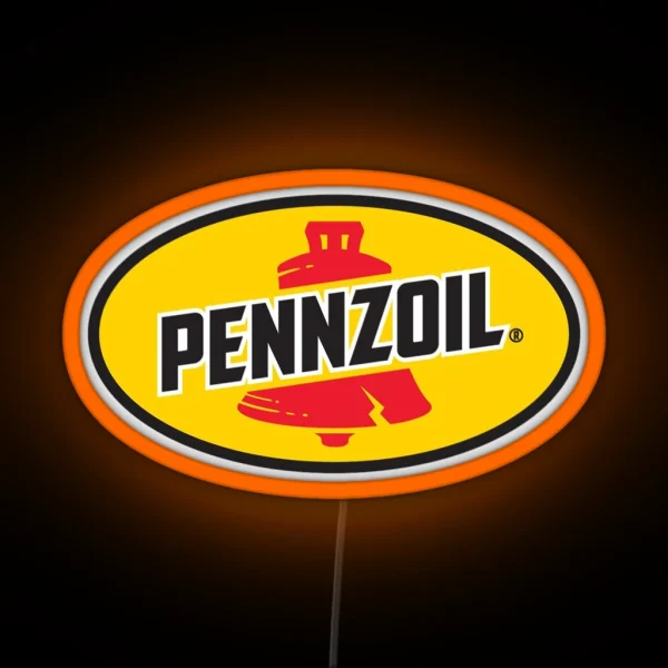 Safe Lubrication Pennzoil RGB Neon Sign