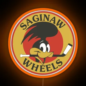 Saginaw Wheels RGB Neon Sign