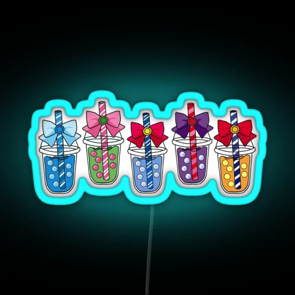 Sailor Boba RGB Neon Sign