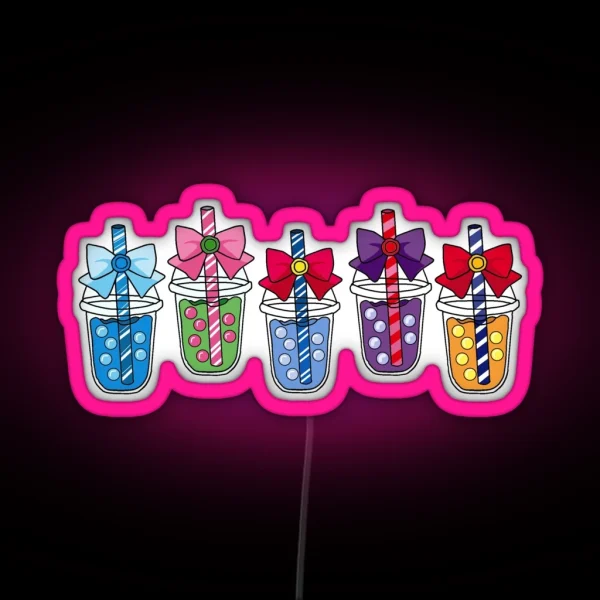 Sailor Boba RGB Neon Sign