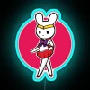 sailor bunny mars rgb neon sign blue