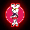 sailor bunny mars rgb neon sign red