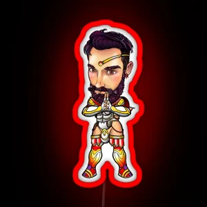 Sailor Chibi Boy Mars RGB Neon Sign