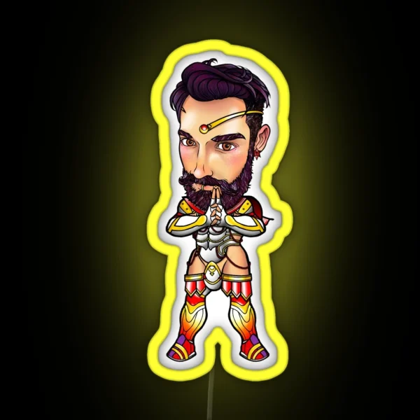Sailor Chibi Boy Mars RGB Neon Sign