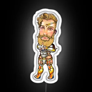 Sailor Chibi Boy Venus RGB Neon Sign