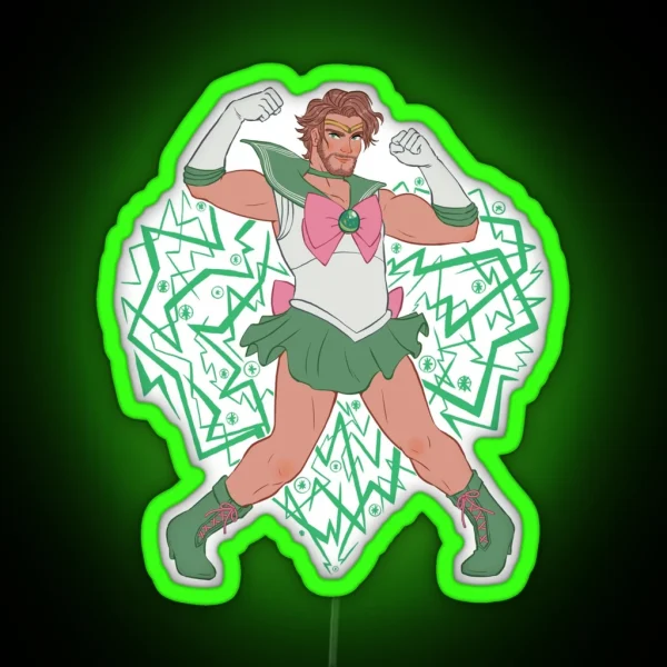 Sailor Fab Of Courage RGB Neon Sign