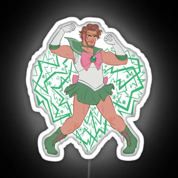 Sailor Fab Of Courage RGB Neon Sign