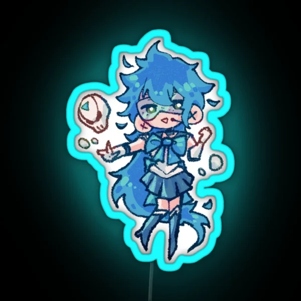 Sailor Idia RGB Neon Sign
