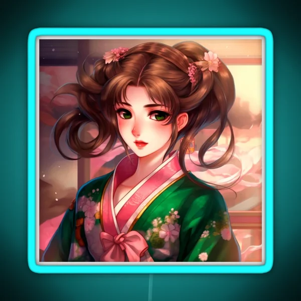 Sailor Jupiter As A Geisha RGB Neon Sign