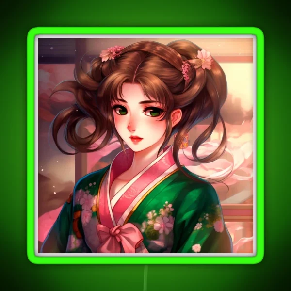 Sailor Jupiter As A Geisha RGB Neon Sign