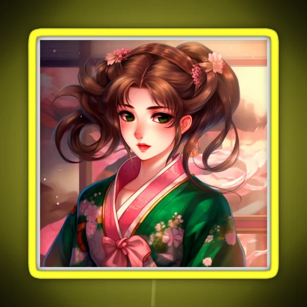 Sailor Jupiter As A Geisha RGB Neon Sign