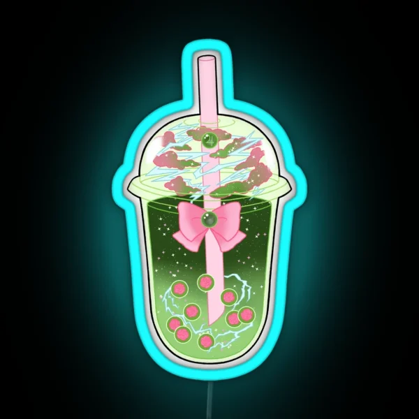 Sailor Jupiter Boba RGB Neon Sign