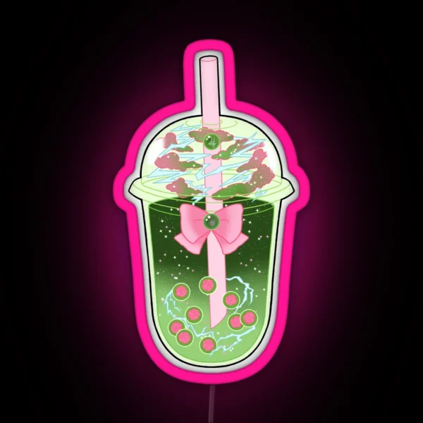 Sailor Jupiter Boba RGB Neon Sign