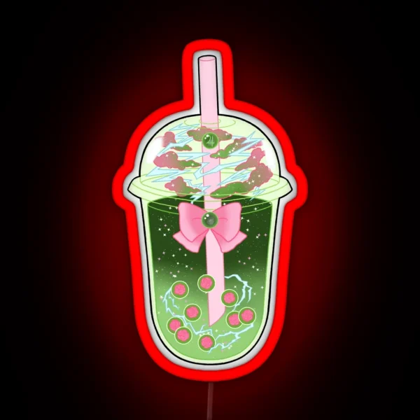Sailor Jupiter Boba RGB Neon Sign