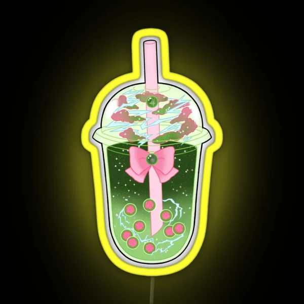 Sailor Jupiter Boba RGB Neon Sign