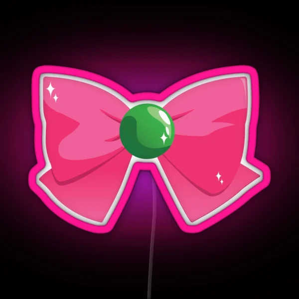 Sailor Jupiter Bow RGB Neon Sign