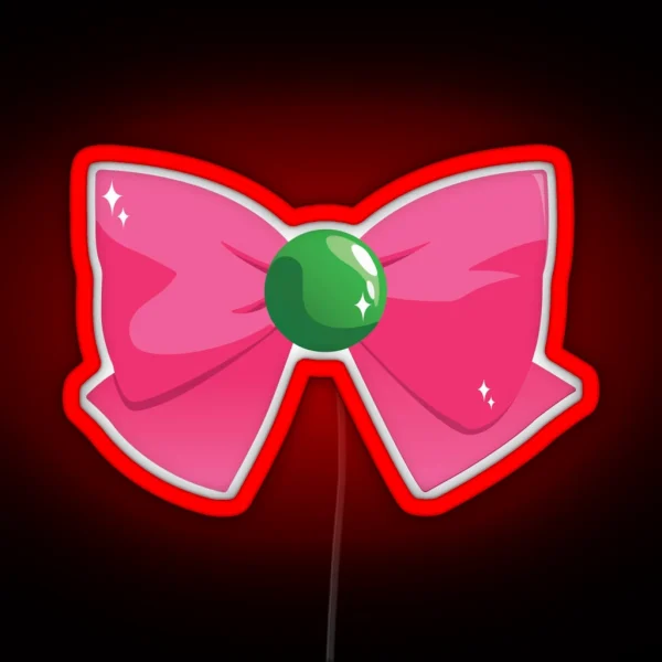 Sailor Jupiter Bow RGB Neon Sign