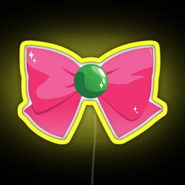 Sailor Jupiter Bow RGB Neon Sign