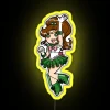 Sailor Jupiter Chibi RGB Neon Sign Yellow